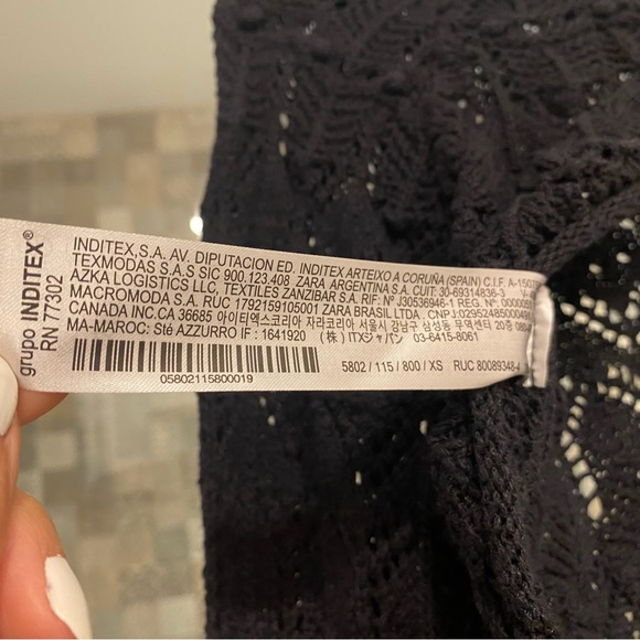 Zara crochet cropped top with lace_ brand new with tag - Picture 2 of 7